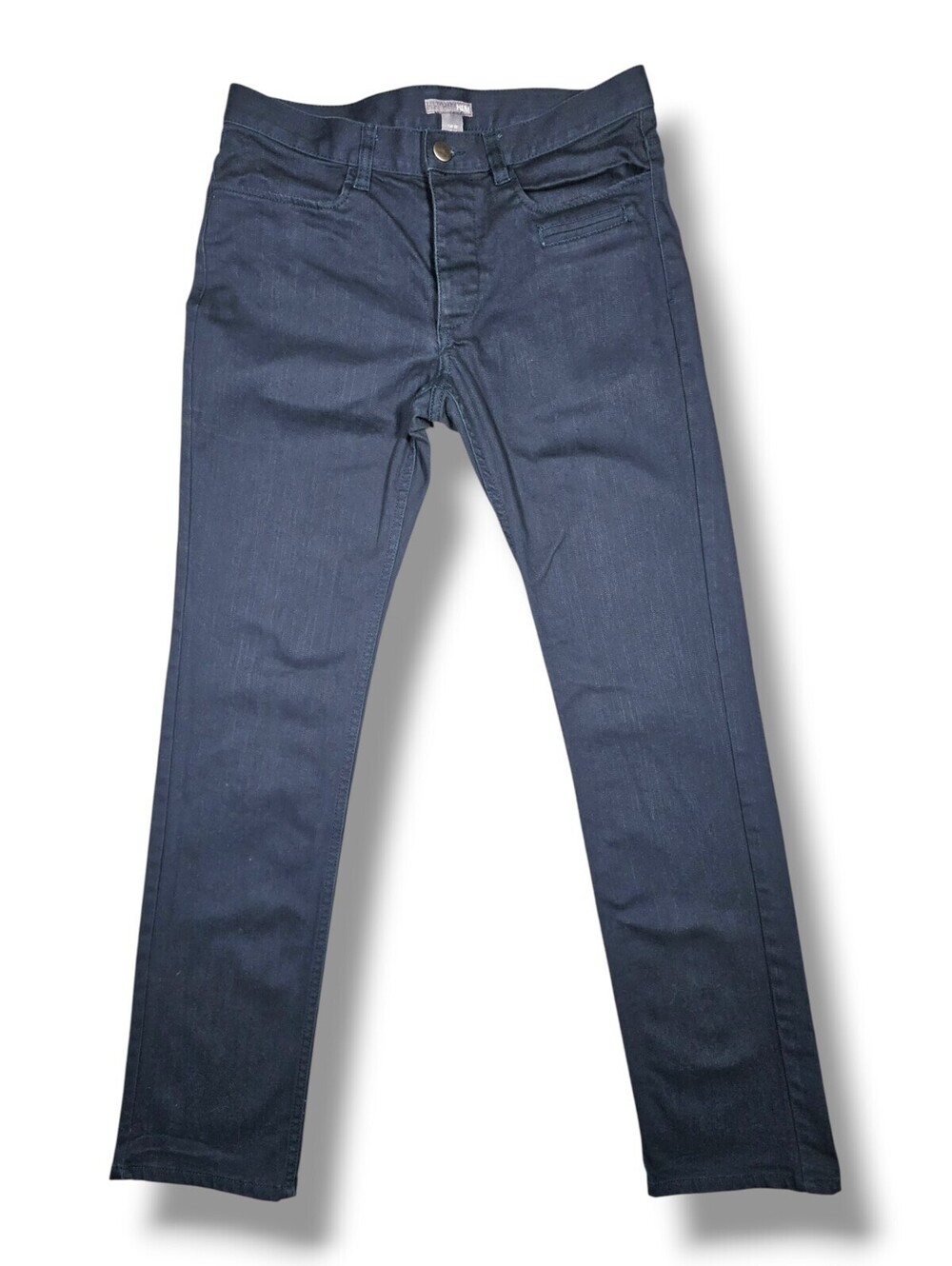 Navy Blue Slim Fit Stretch Jeans Casual Grunge Punk Emo Alt Hipster Scene 30x30